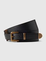 Vegan Leather Wide Belt