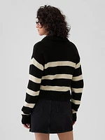 Shrunken Polo Sweater