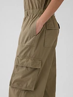 Khaki Utility Jumpsuit