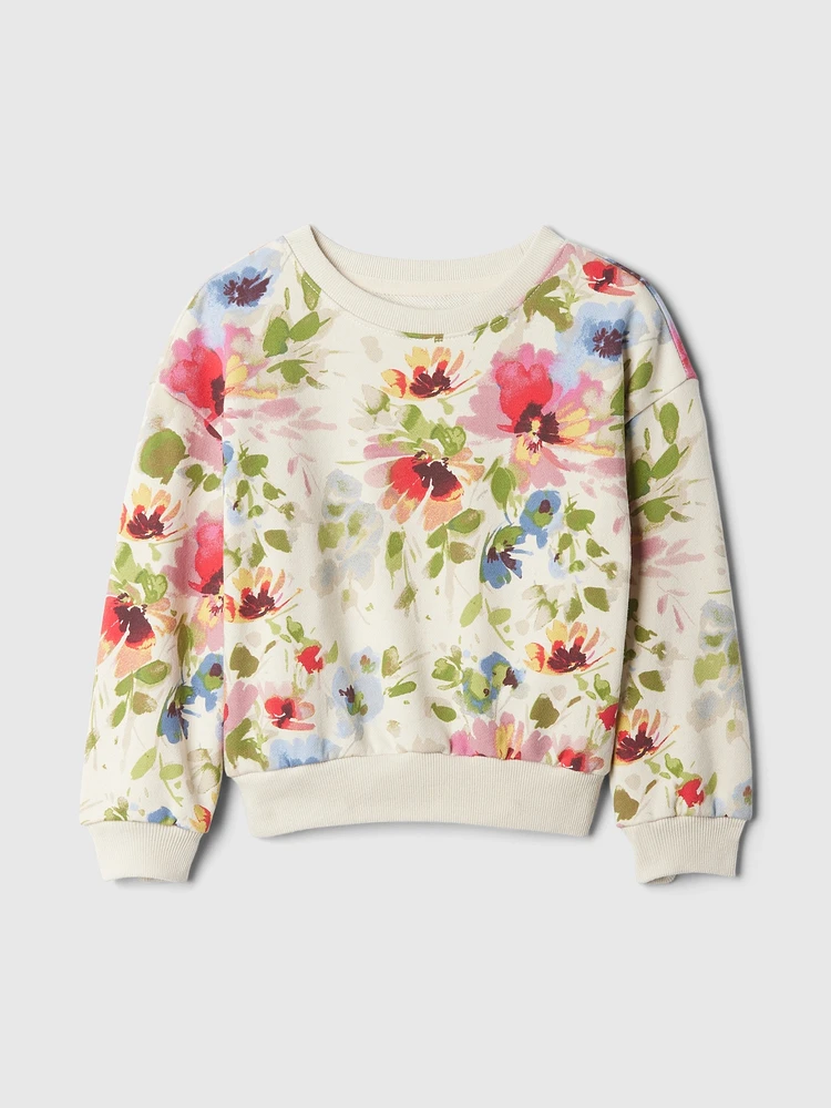 babyGap Vintage Soft Floral Sweatshirt