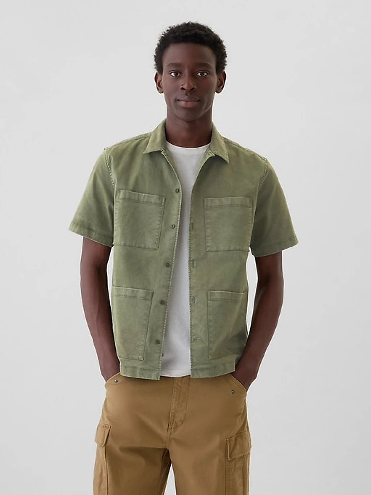 Twill Utility Shirt