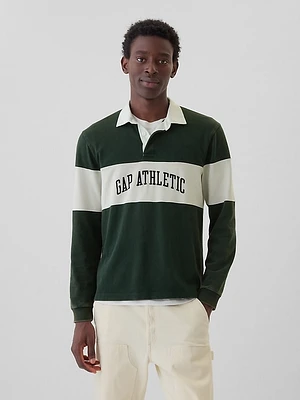 Relaxed Rugby Polo Shirt