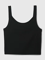 Modern Rib Cropped Tank Top