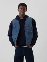 Utility Denim Vest