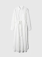 Organic Cotton Maxi Shirtdress