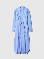 Organic Cotton Maxi Shirtdress