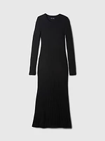 Rib Sweater Maxi Dress