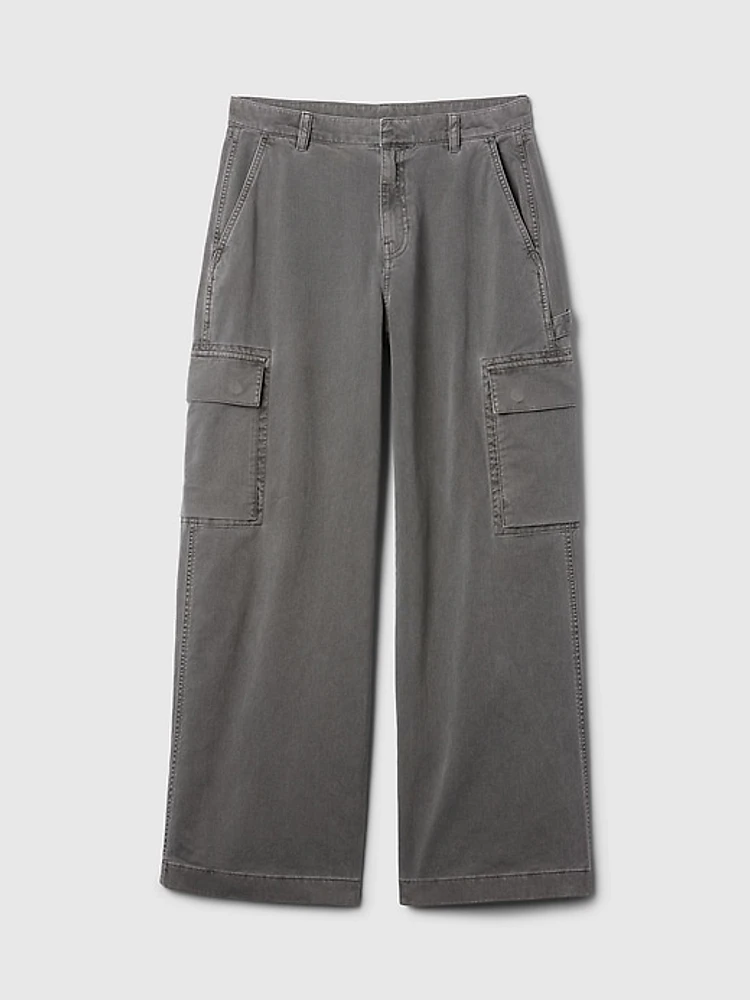 Low Rise Cargo Baggy Khakis