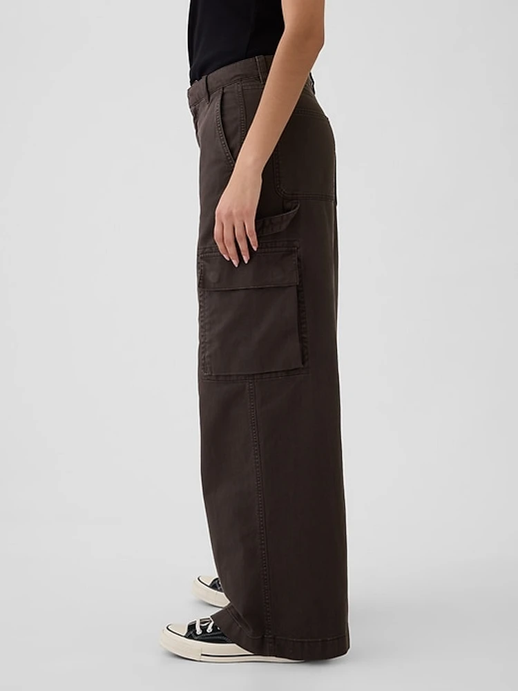 Low Rise Cargo Baggy Khakis