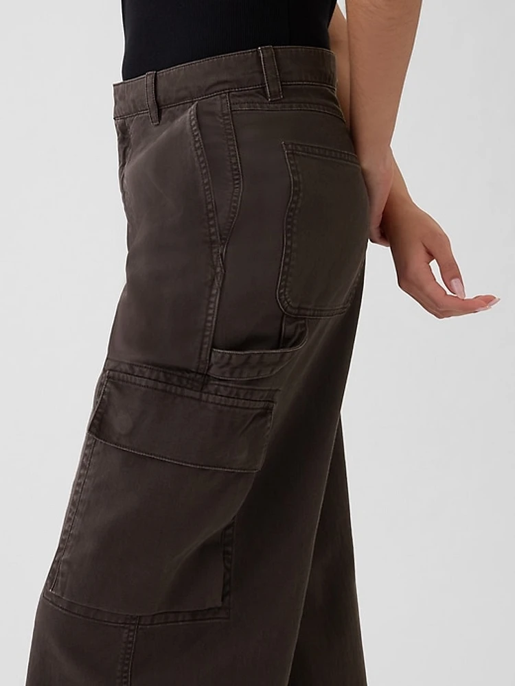 Low Rise Cargo Baggy Khakis