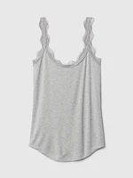 Mini Rib Lace PJ Tank Top