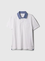 Kids Chambray Polo Shirt T-Shirt