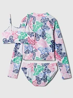 Kids Rash Guard Swim Three-Piece