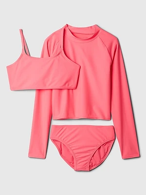 Kids Rash Guard Swim Three-Piece