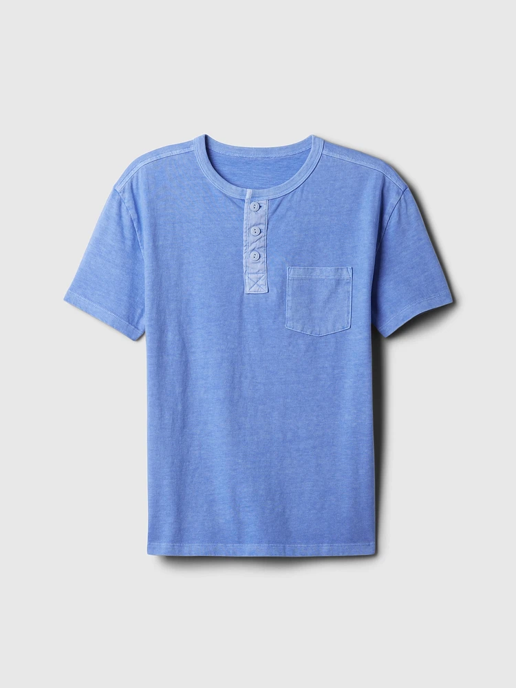 Kids Vintage Henley T-Shirt