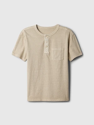 Kids Vintage Henley T-Shirt