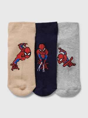 Marvel Spider-Man No-Show Socks (3-Pack