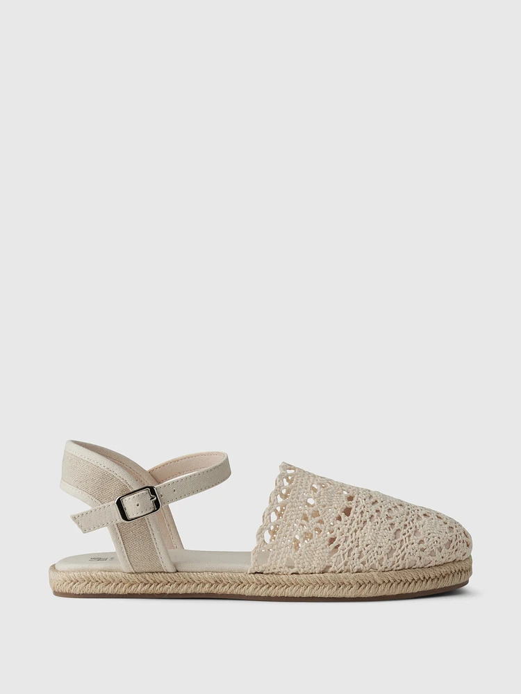 Kids Crochet Espadrilles