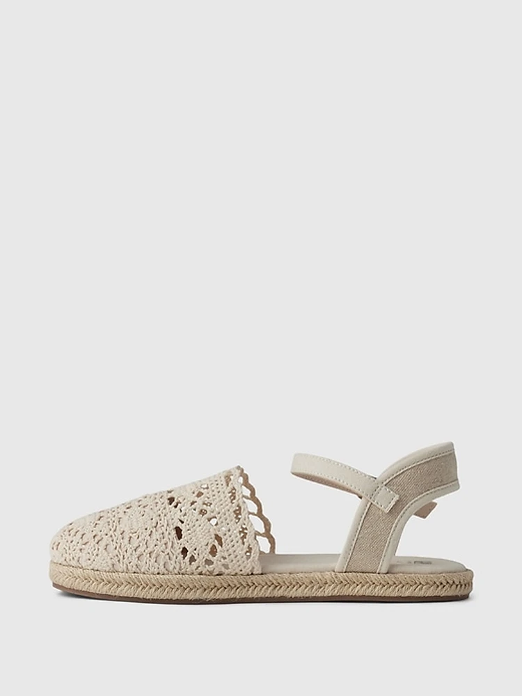 Kids Crochet Espadrilles