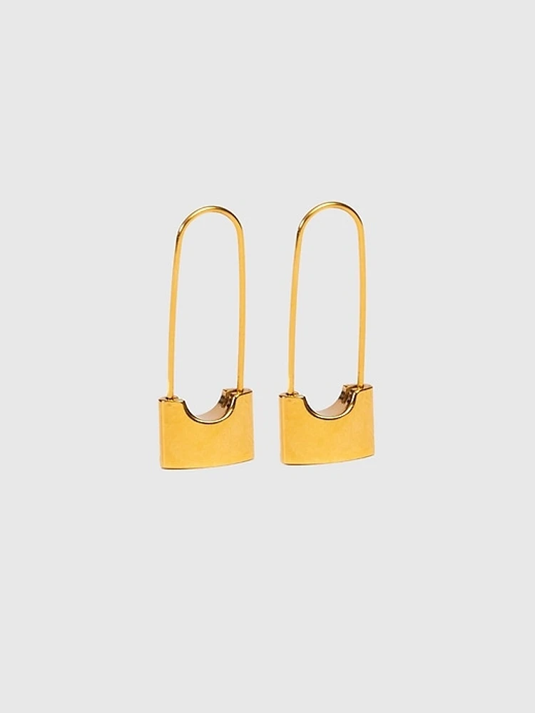 Lock Earrings