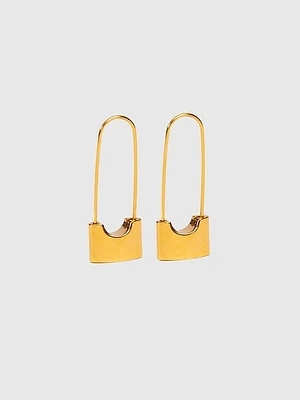 Lock Earrings