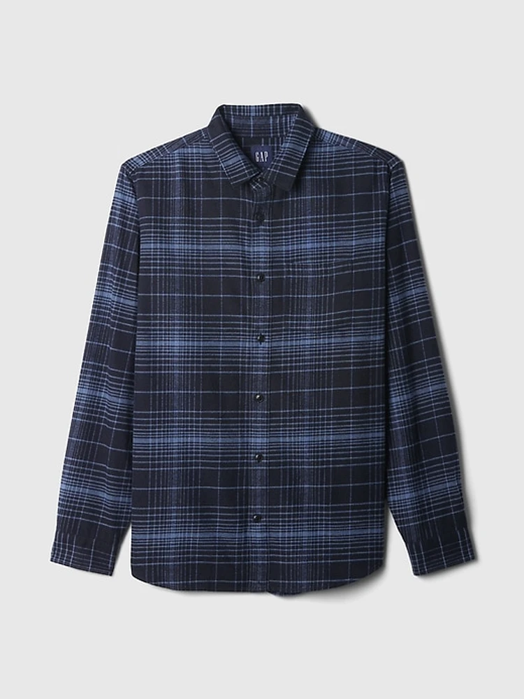 Organic Cotton Flannel Shirt