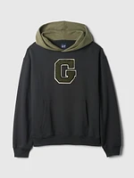 Colorblock Varsity Logo Hoodie