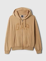 Logo Zip Hoodie