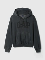 Logo Zip Hoodie