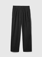 Modern Pleated Khakis Baggy Fit