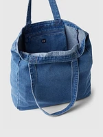 Gap Arch Logo Denim Tote Bag