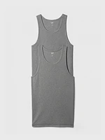 Rib Tank Top (2-Pack