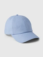 Linen-Cotton Baseball Hat