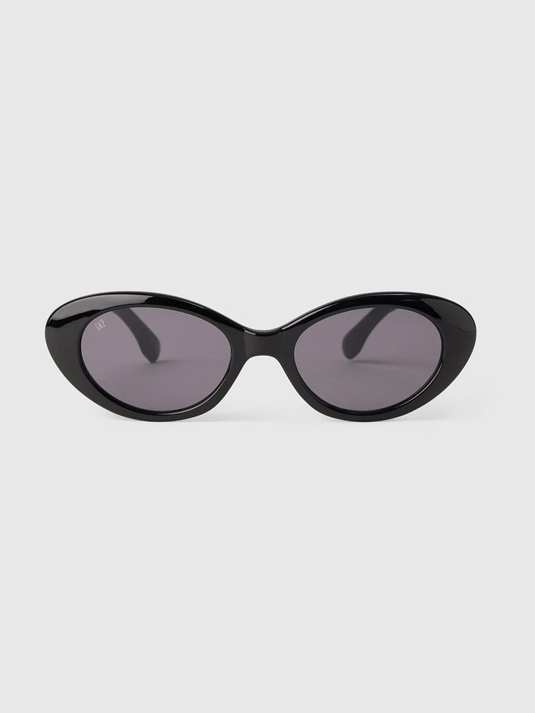 Retro Oval Sunglasses