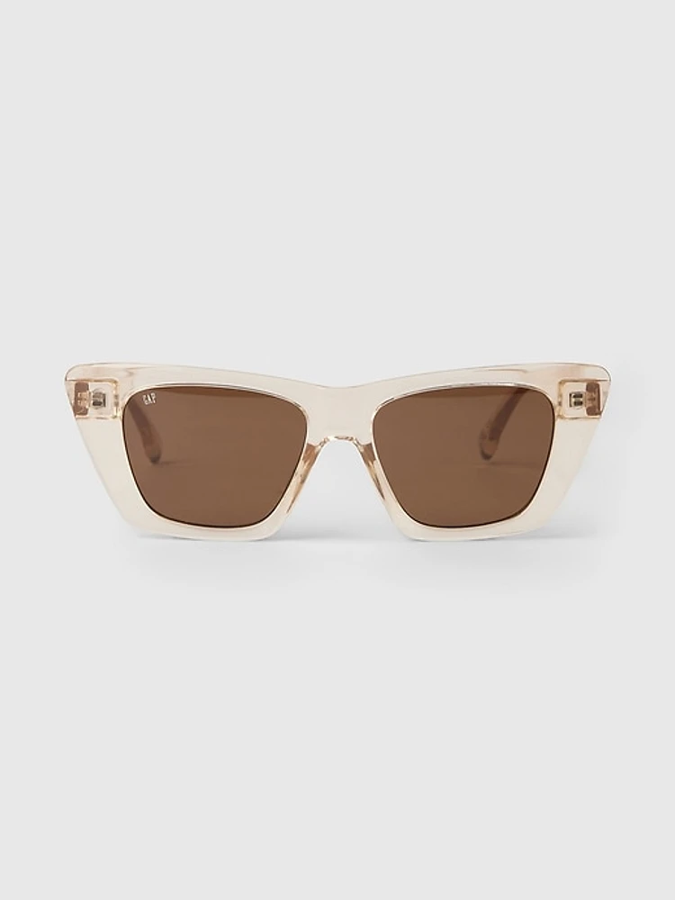 Square Cat Eye Sunglasses