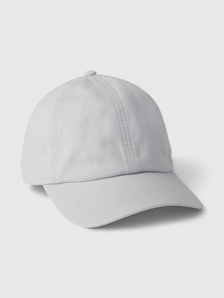 Organic Cotton Washed Baseball Hat