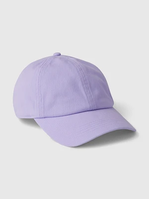 Organic Cotton Washed Baseball Hat