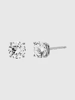 CZ Solitaire Stud Earring