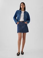 Denim Mini Skirt