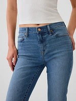 Mid Rise Baby Boot Jeans