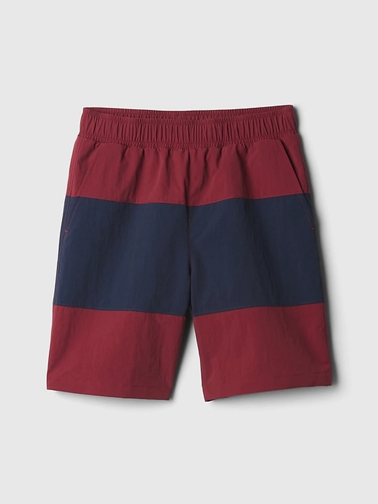 Kids Recycled Nylon Shorts