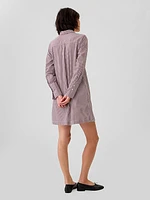 Organic Cotton Mini Shirtdress