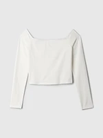 Modern Cropped Off-Shoulder T-Shirt