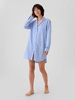 Poplin PJ Shirtdress