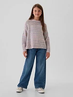 Kids Crochet Boxy Sweater