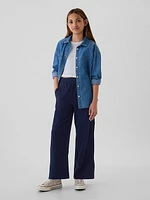 Kids Wide-Leg Pull-On Pants