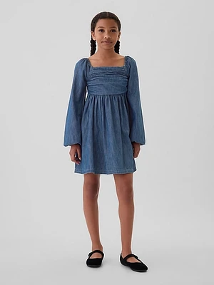 Kids Puff-Sleeve Dress