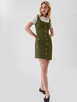 Utility Button Mini Dress