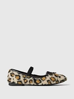 Kids Sherpa Ballet Flats