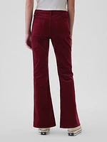 Kids High Rise Corduroy '70s Flare Pants